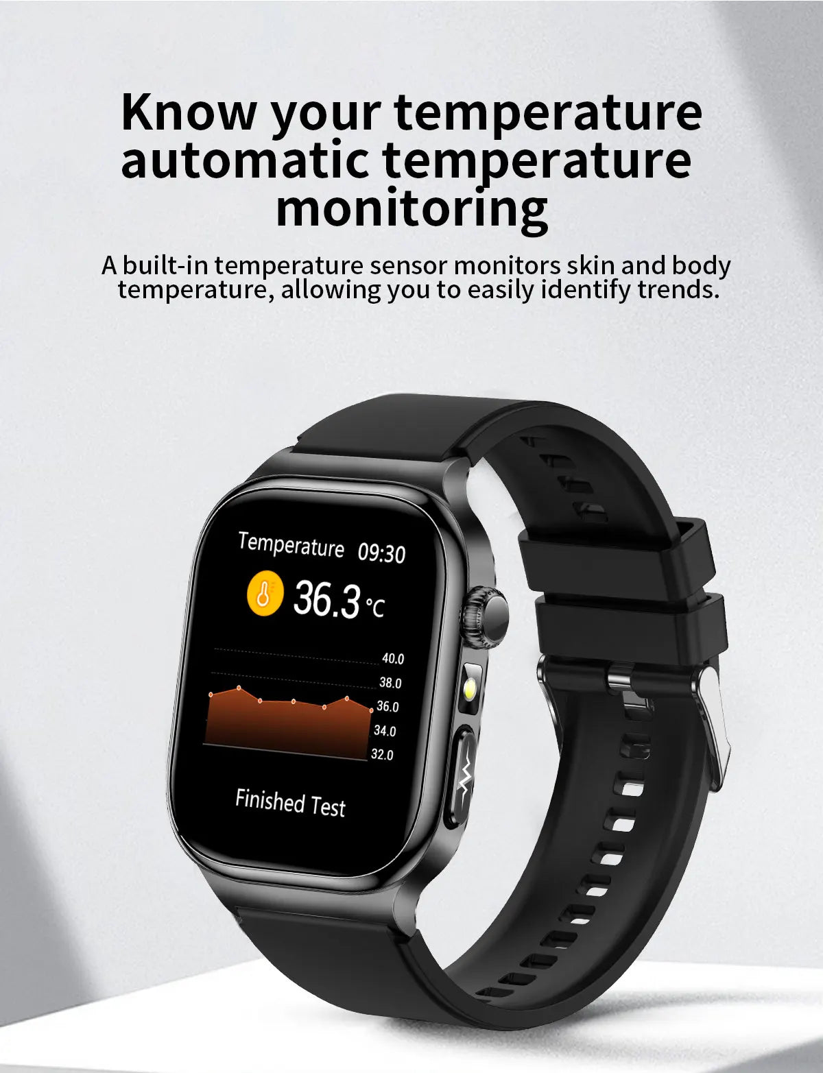 2026 New Hospital Level Health Smart Watch Body Fat ECG Blood oxygen BP Health AMOLED Screen HD Call Sport Smart Watches For Man