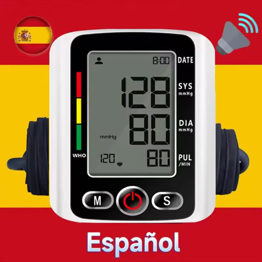 digital baumanometer blood pressure monitor take blood pressure meter medical digital upper arm tensiometers heart rate meter