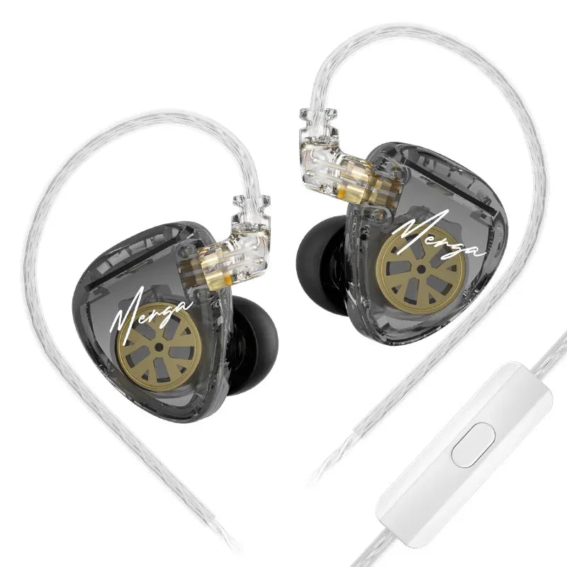 Noise-Cancelling Bass In-Ear Sports Headphones by Tidesmit Merga MIC Cable Tidesmit