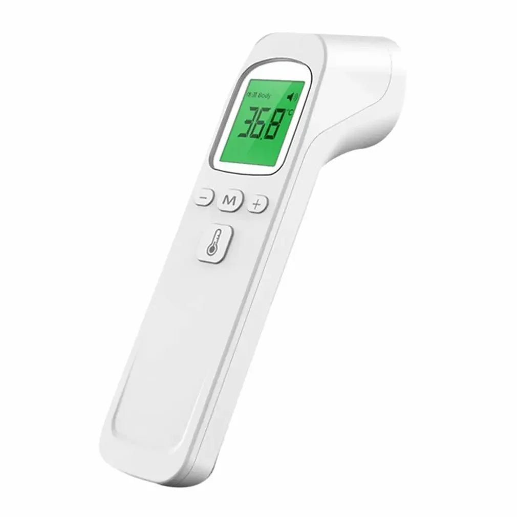 New LED Wrist Blood Pressure Monitor English Voice Broadcast Sphygmomanometer Tonometer BP Monitor Forehead Digital Thermometer