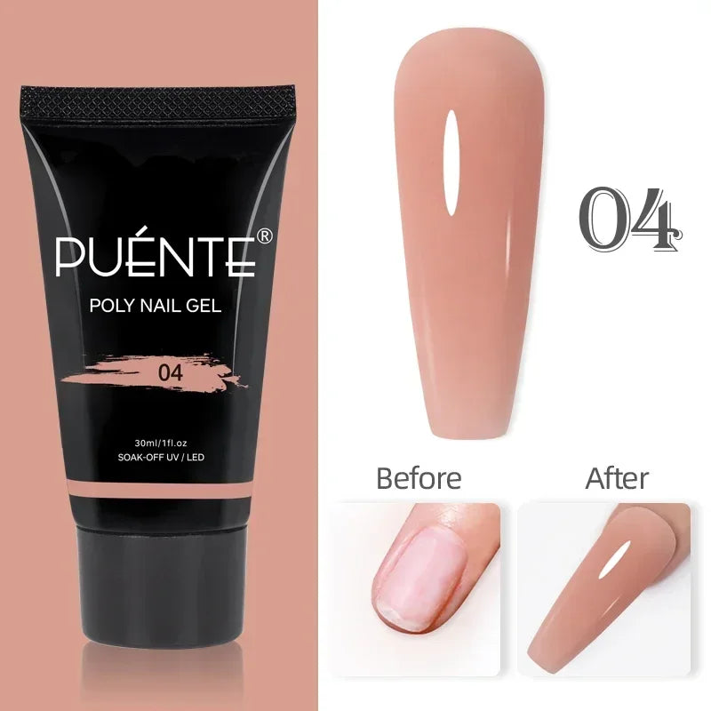 3D Sculpture Gel Nail Polish 15ml - Professional Soak Off Formula Permanent Makeup Machines poly nail gel 04 Tidesmit