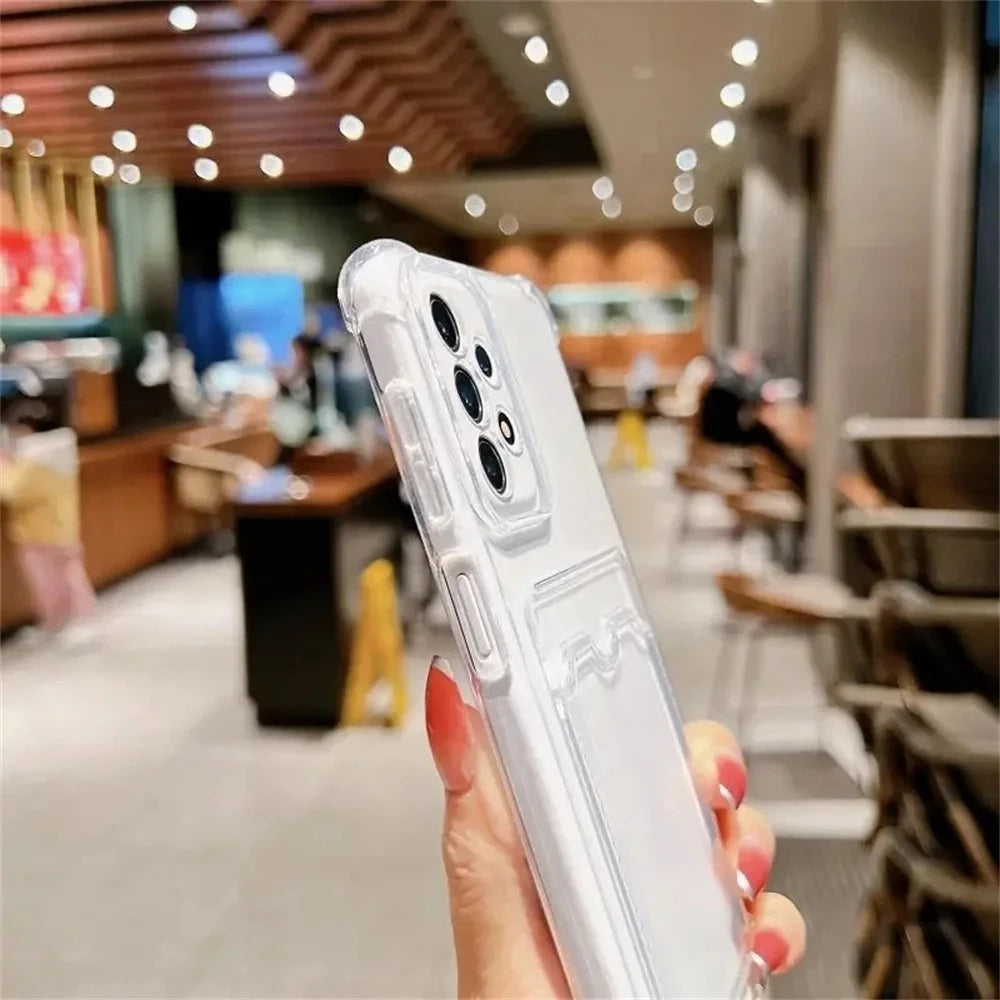 Clear Phone Case for Samsung Galaxy: Slim Shock-Absorbing Cover Tidesmit