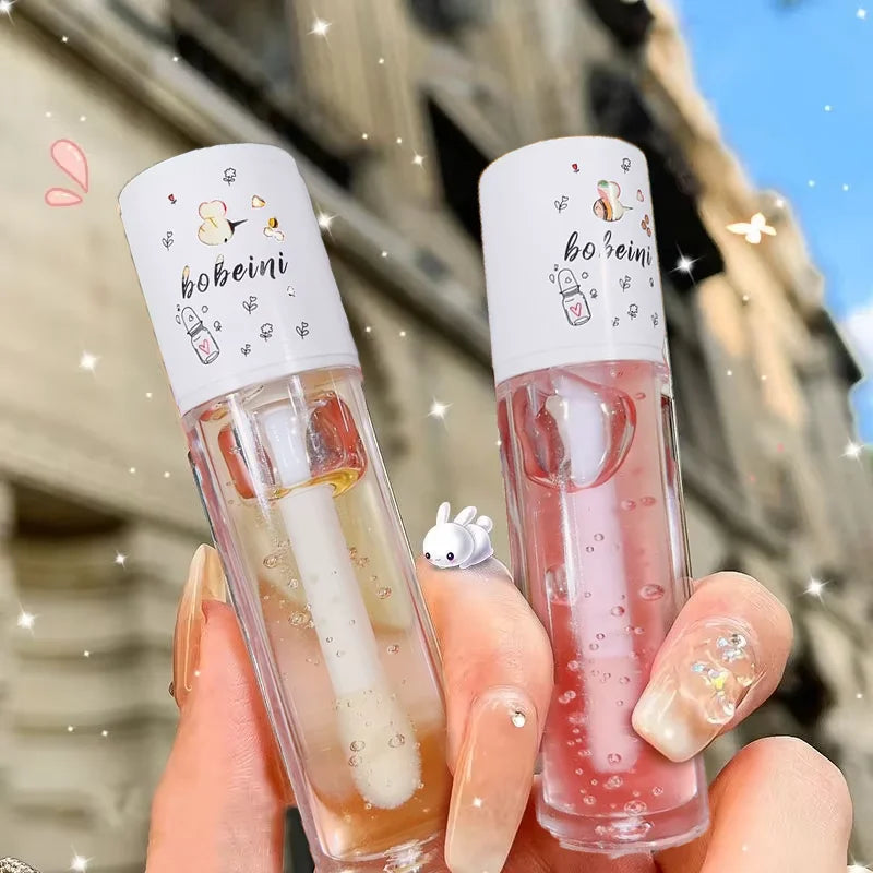 Peach Milk Lip Oil - Nourishing Moisturizing Lip Treatment Balm Lip Care Tidesmit