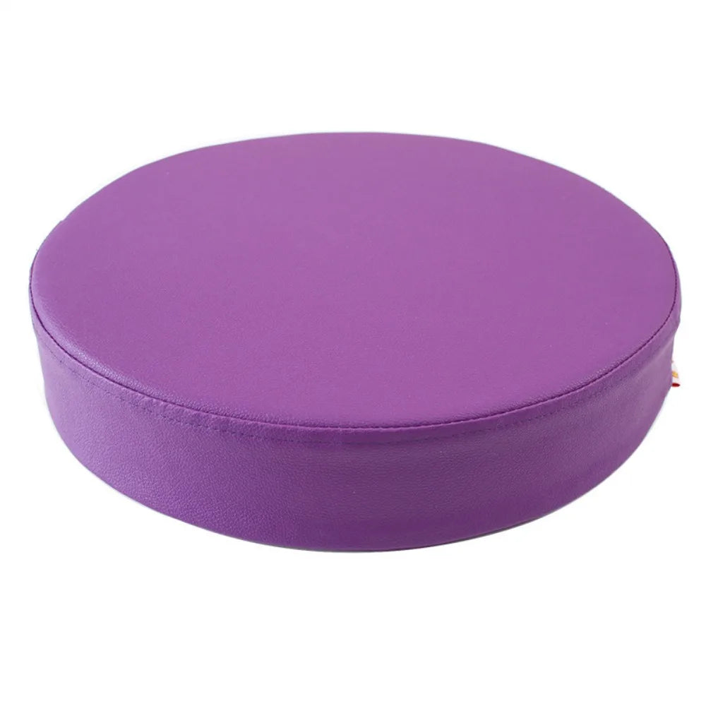 Simple Japanese Style Leather Round Cushion Thicken Soft Floor Cushion Waterproof Meditation Window Pillow for Home
