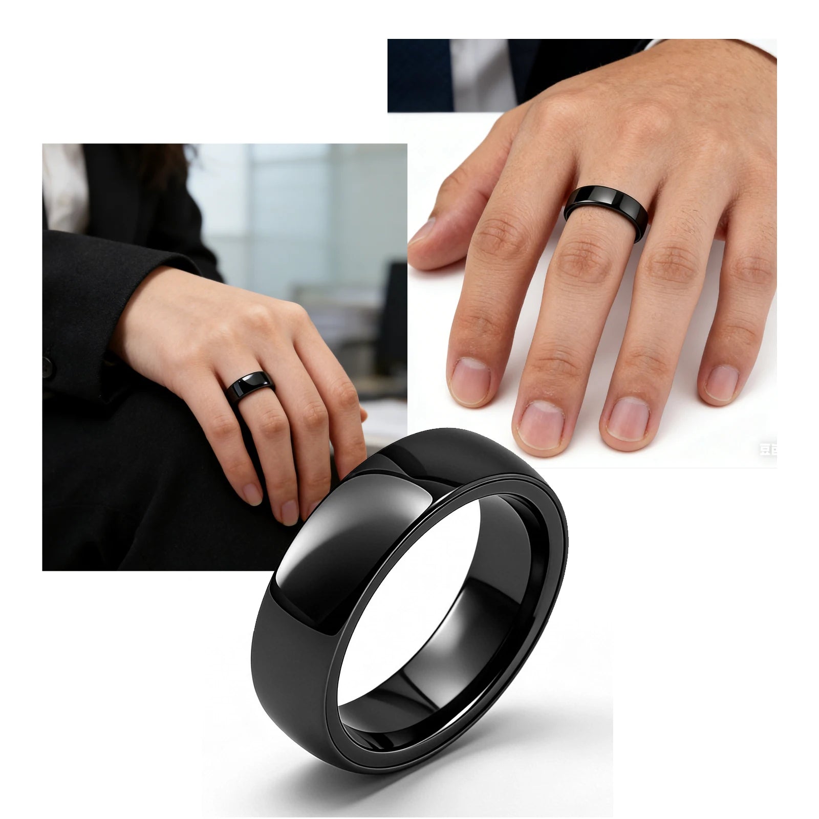 Tidesmit RFID Smart Ring: 13.56MHz NFC Health & Access Control Tidesmit