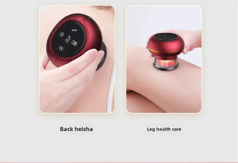 Electric Vacuum Cupping Massager for Back Pain Relief - 12 Gear Model Back Massage Instrument Tidesmit