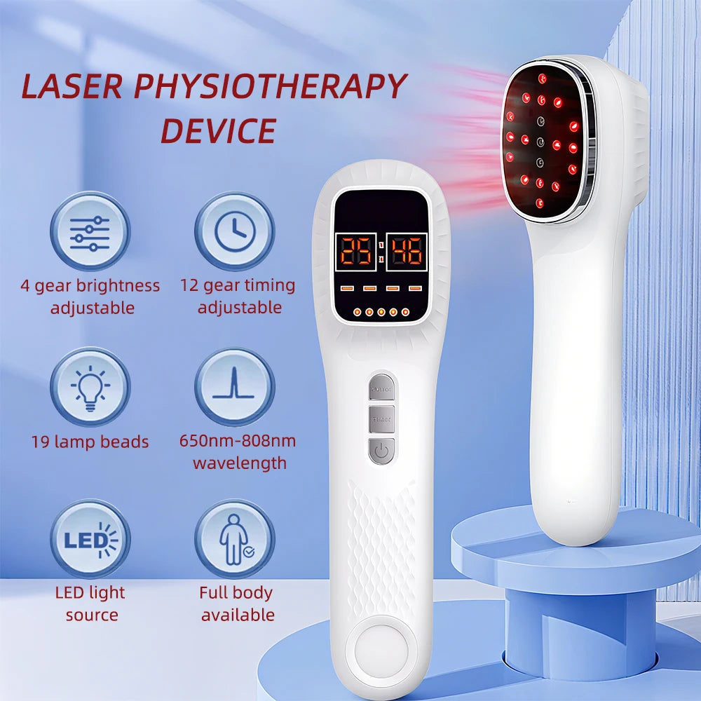 650nm+808nm Portable Face Body Red Light Infrared Beauty Device Skin Rejuvenation Muscle Joint Body Fatigue Relief Health Care