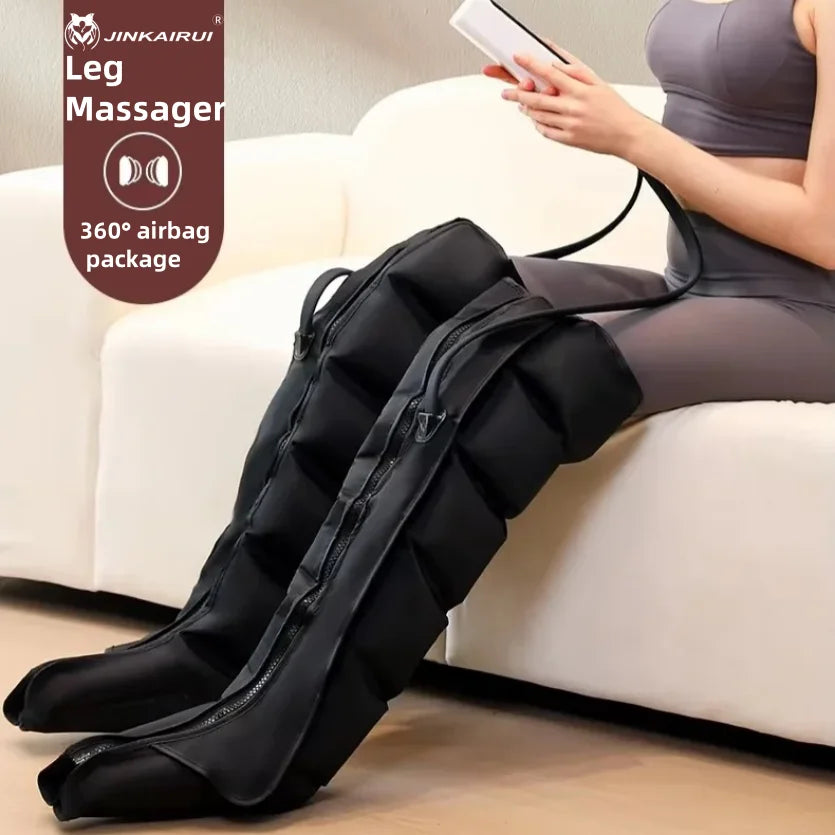 Electric Leg Massager With Remote Air Compression for Calf Therapy Relaxation Treatment Tidesmit