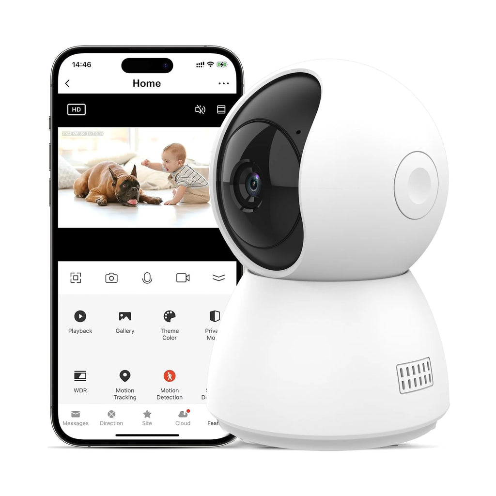 2K 400W Tuya Smart Mini WiFi IP Camera Remote Wireless Surveillance Auto Tracking Of Human Home Security CCTV Baby Pet Monitor