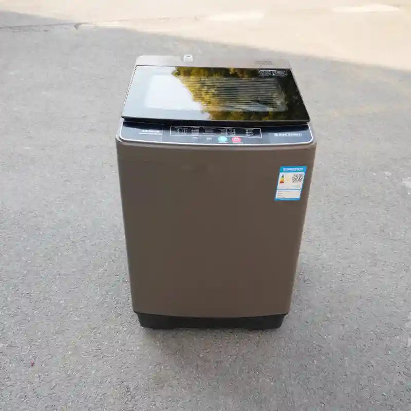 Tidesmit 20kg fully automatic washer dryer combo showing internal pulsator drum and control panel interface