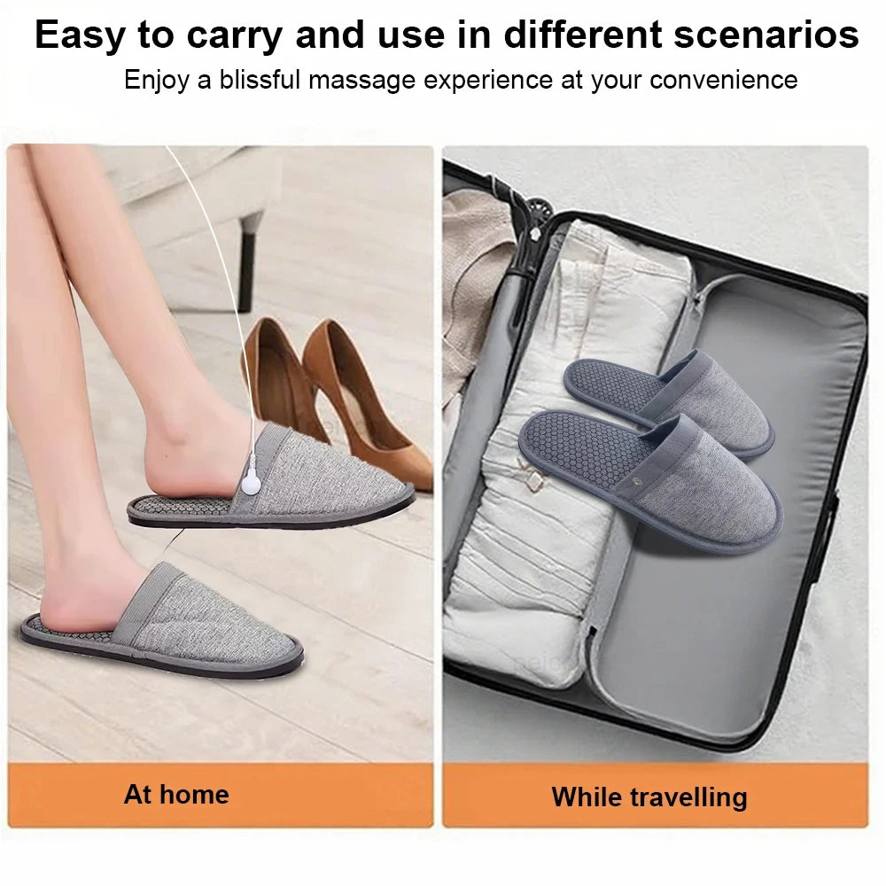 EMS Foot Massager Electric Pulse Relief Shoes - Portable Home Wellness Relaxation Treatment Tidesmit