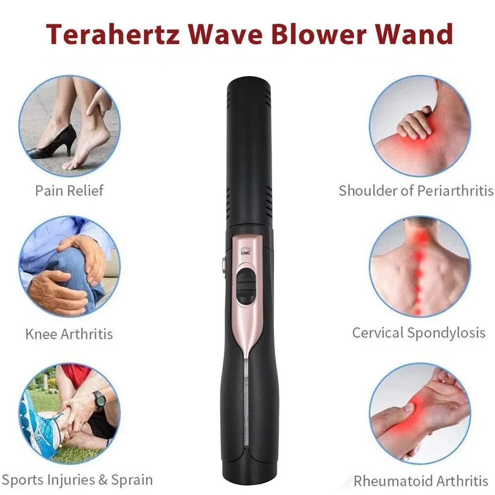 Terahertz Therapy Device for Pain Relief – Portable Ion Blower | Tidesmit Relaxation Treatment Tidesmit