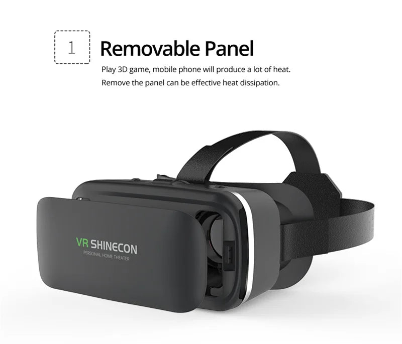 VR Headset for Smartphone - Immersive 3D Smart Glasses with Spatial Audio Tidesmit