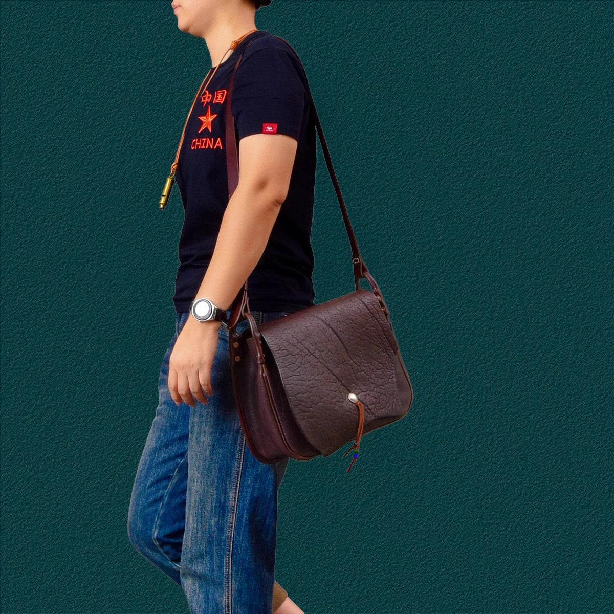 outdoor casual travel luxury first layer cowhide messenger bag vintage designer handmade brand genuine leather shoulder bag