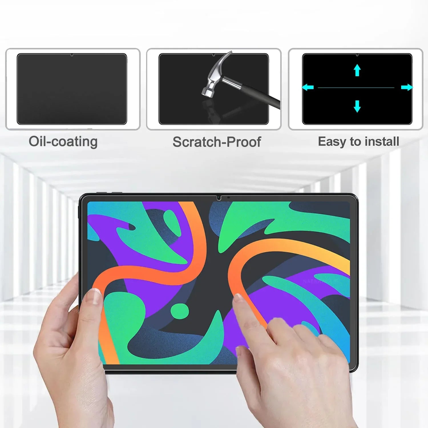 Lenovo Xiaoxin Pad 2024 Screen Protector - 2PCS 9H Tempered Glass Tidesmit