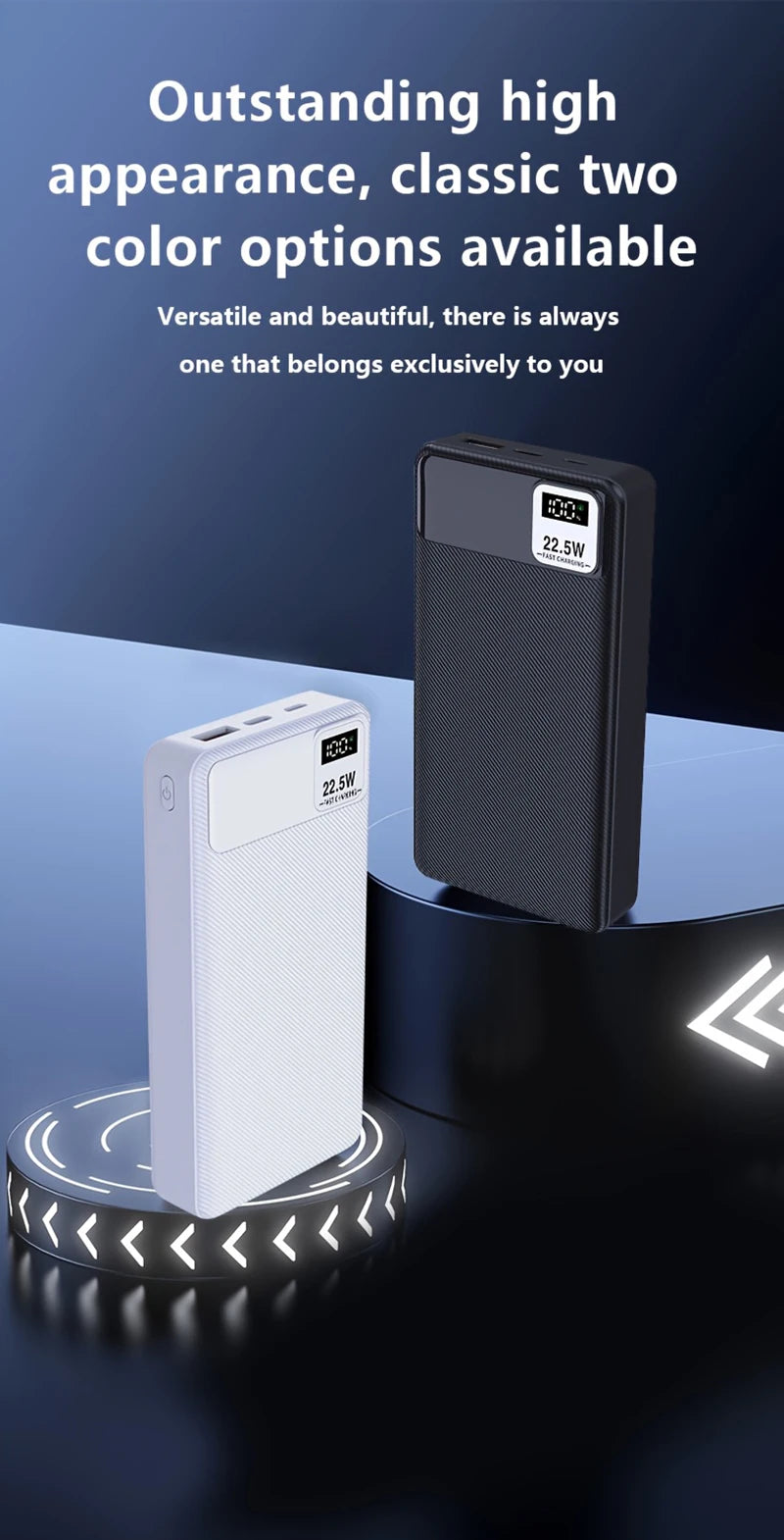 10000mAh Fast Charging Power Bank - PD USB-C Portable Battery Tidesmit