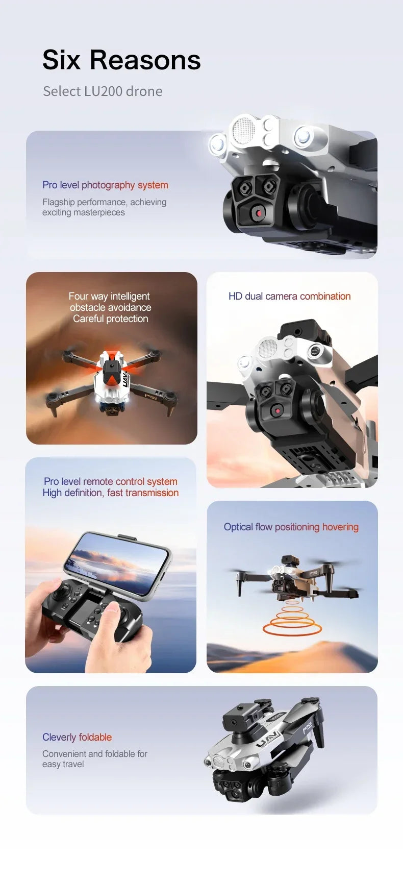 8K GPS Drone with Triple Camera - Obstacle Avoidance & Foldable Design Tidesmit