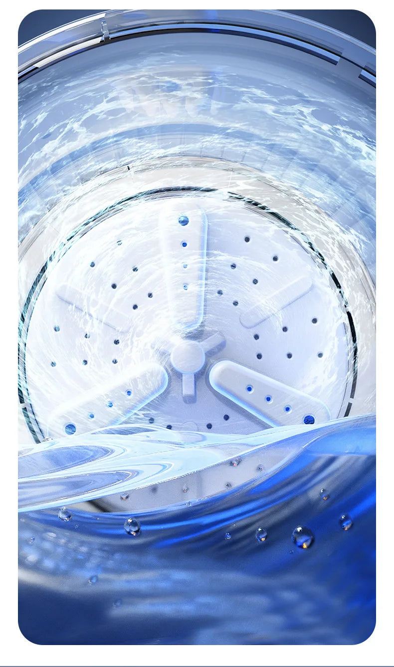 Tidesmit 3L portable mini washing machine for travel clothes and socks with spin drying feature