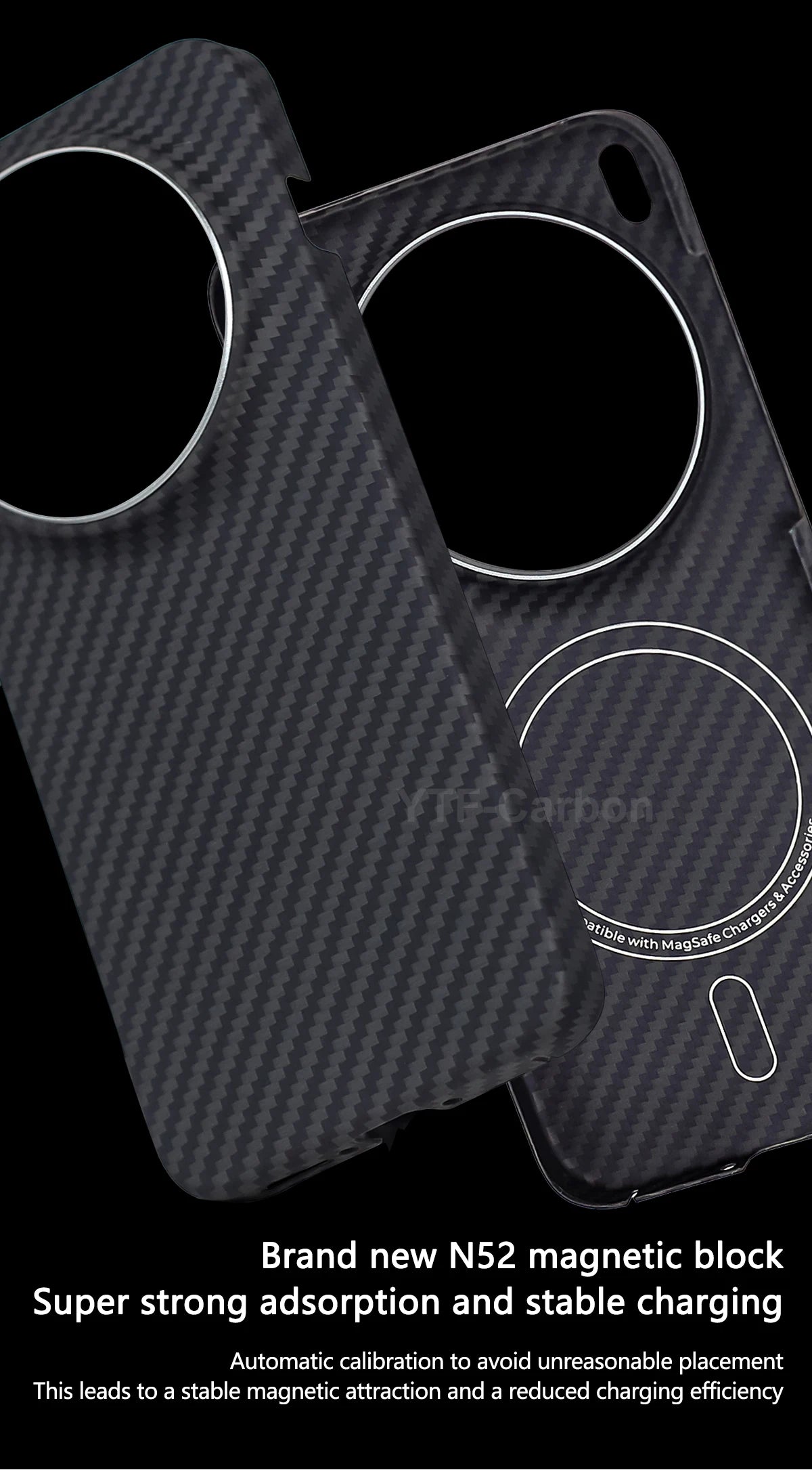 Vivo X300 Carbon Fiber Case | Slim Shock-Absorbing Cover Tidesmit