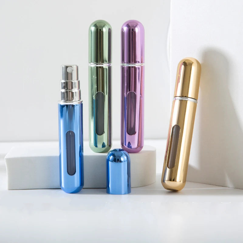 Refillable Perfume Spray Atomizer: Portable 5ml and 10ml Travel Dispenser Permanent Makeup Machines Tidesmit