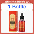 30ml Umbilical Cord Blood Sheep Placenta Cell Serum in a red dropper bottle for delicate skin and anti-aging care.