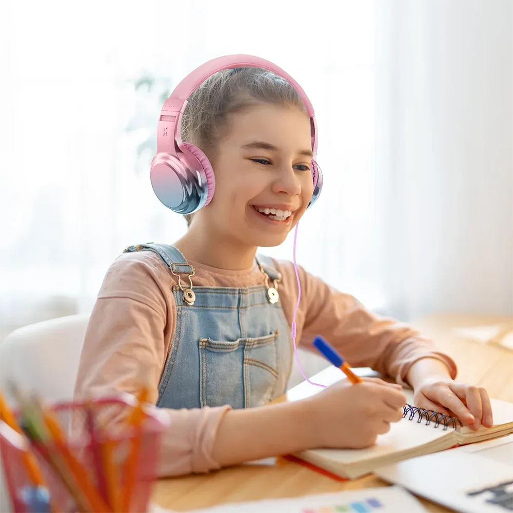 Tidesmit Kids Wired Headphones with Volume Limit and Built-in Mic Tidesmit