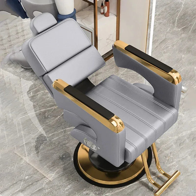 Barber Chair 360° Hydraulic Reclining Salon Station - Durable EU Design Massage Chairs Tidesmit