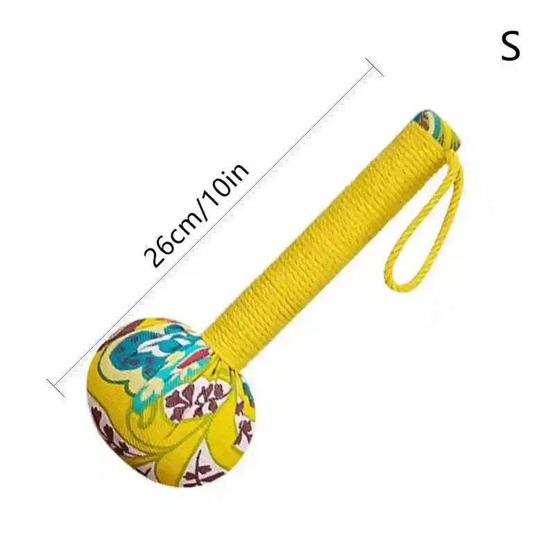 Wormwood Massage Hammer for Lymphatic Drainage and Back Muscle Relief Massage Roller S Yellow Tidesmit