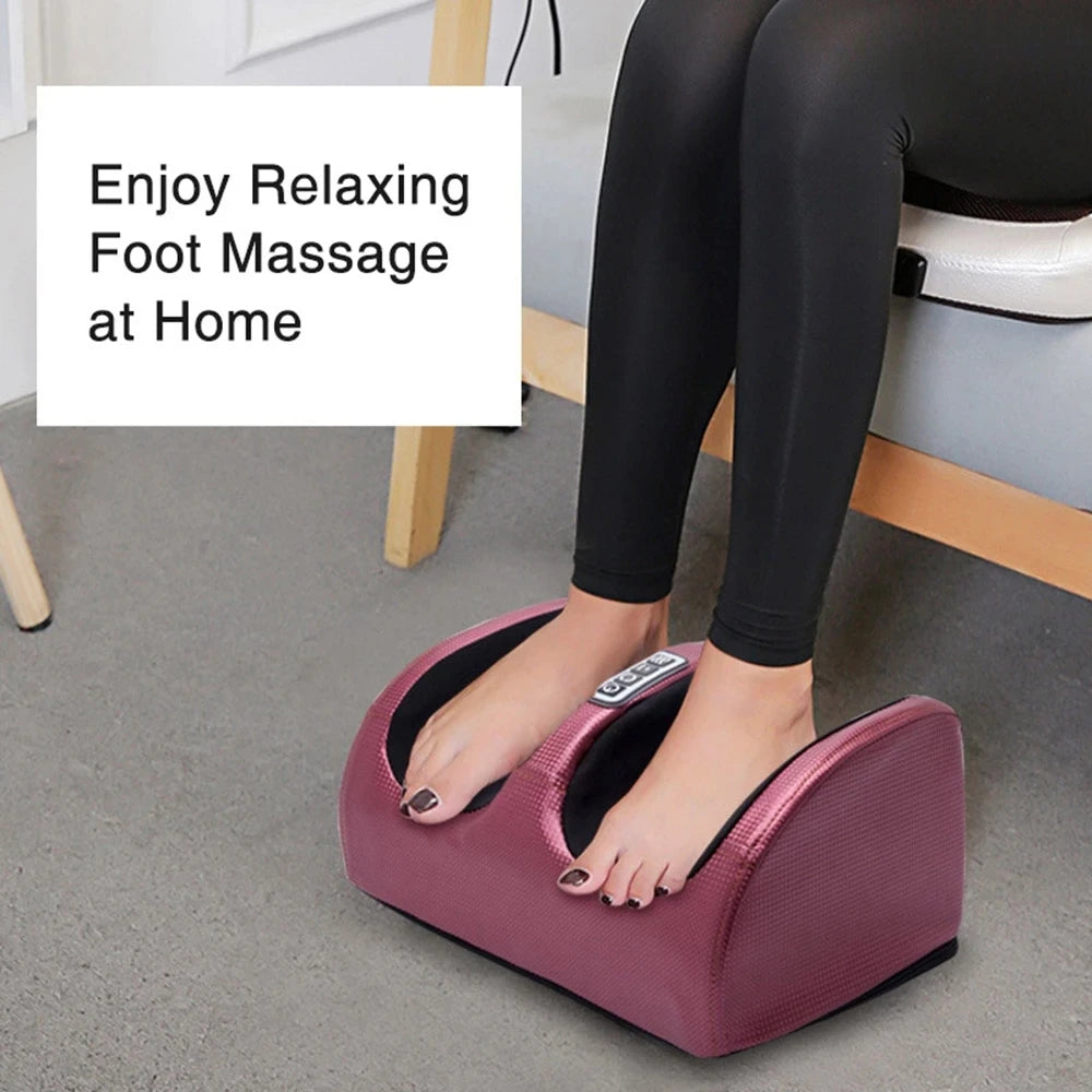 Electric Foot Massager with Heat Therapy - Deep Tissue Muscle Relief Body Shaping Massage Equipment Tidesmit