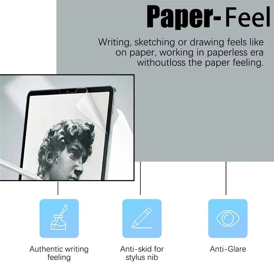 Paper Texture Screen Protector for Redmi Pad – Anti-Glare Matte PET Film Tidesmit