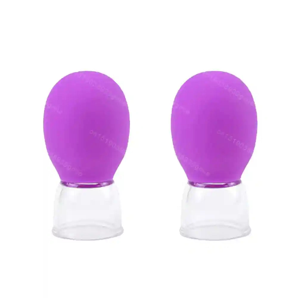 Facial Cupping Set for Eye Lifting - Silicone Vacuum Massage Tool Eye Massage Instrument Rose 2pcs Tidesmit