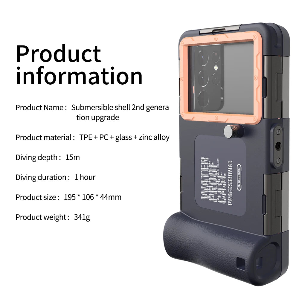 Underwater Phone Case for Xiaomi - IP68 Waterproof Seal Tidesmit