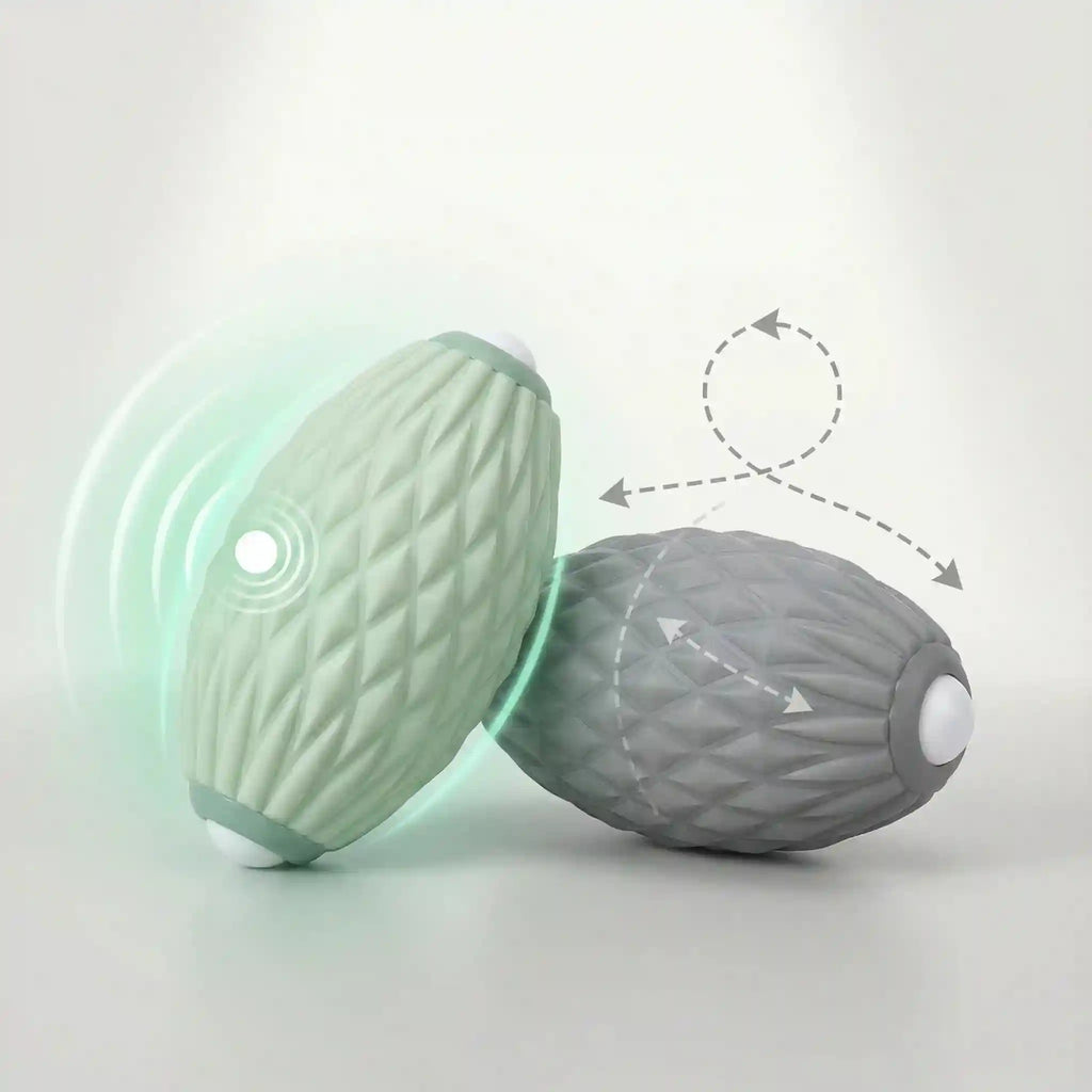 Massage Roller for Plantar Fasciitis Myofascial Release - Grey & Green Massage Roller Tidesmit
