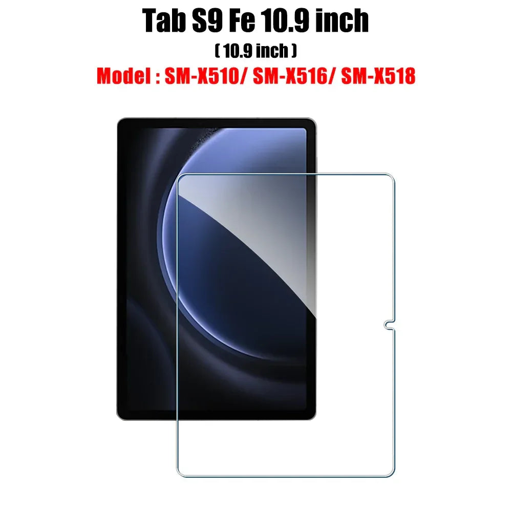Samsung Galaxy Tab Tempered Glass Screen Protector - 9H Anti-Scratch Film Tab S9 FE Tidesmit