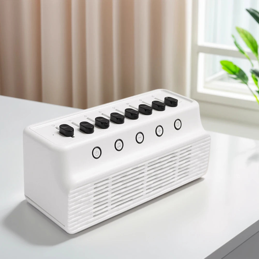 DIY White Noise Speaker Timer Sleep Sound Machine Type-C Rechargeable White Noise Sleep Machines for Bedroom Living Room Bedside