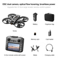 4K Camera Drone with Dual Lens and Brushless Motor - S156 Foldable S156-BLACK-1B China Mainland Tidesmit