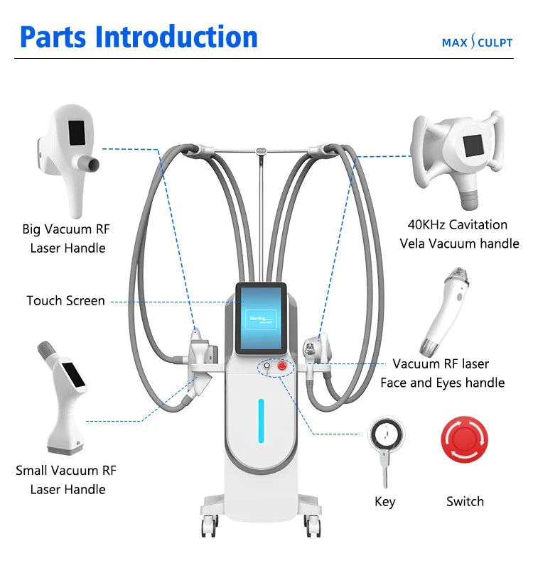 Body Shaping Cavitation Machine for Professional Slimming and Firming Body Shaping Massage Equipment Tidesmit