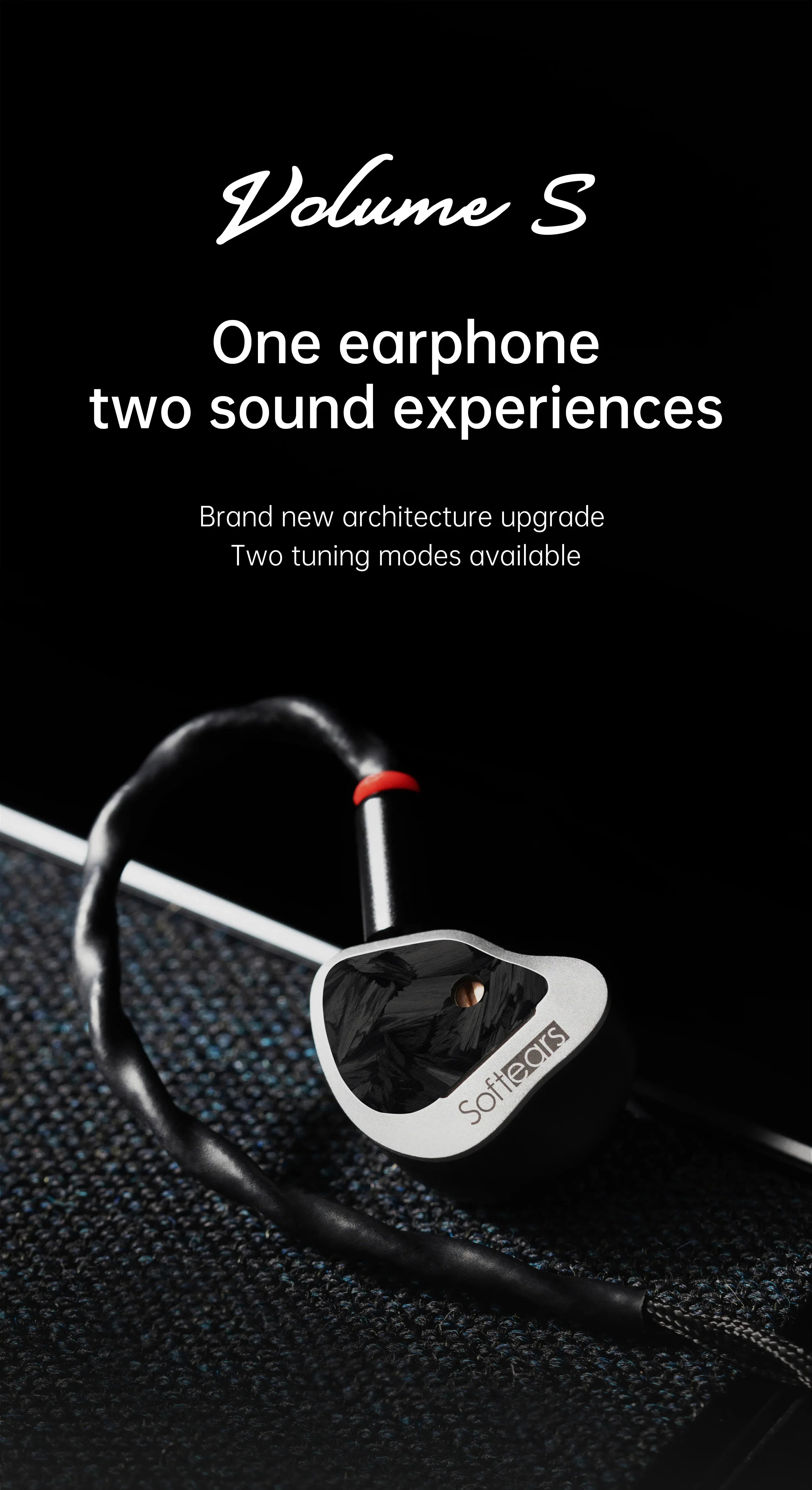 Softears Volume S 1DD 2BA Hybrid In-Ear Monitors by Tidesmit Tidesmit