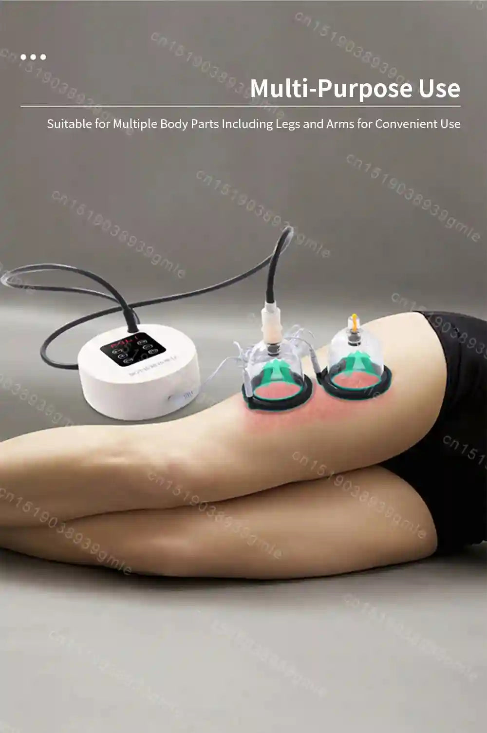Vacuum Cupping Therapy Set - 12-Piece Professional Recovery Tool Relaxation Treatment Tidesmit
