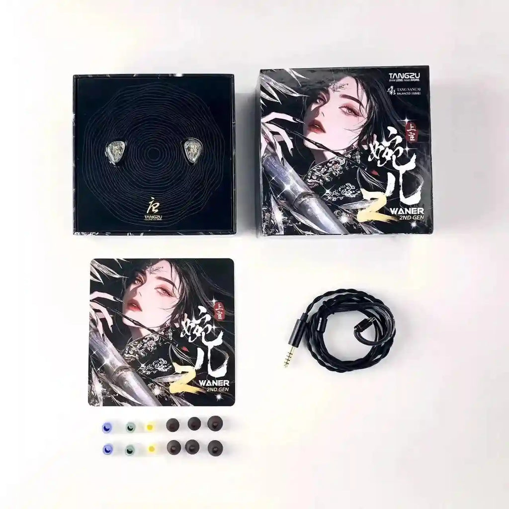 TangZu Waner 2 IEM Wired Earbuds | Balanced Studio Monitor Sound Tidesmit