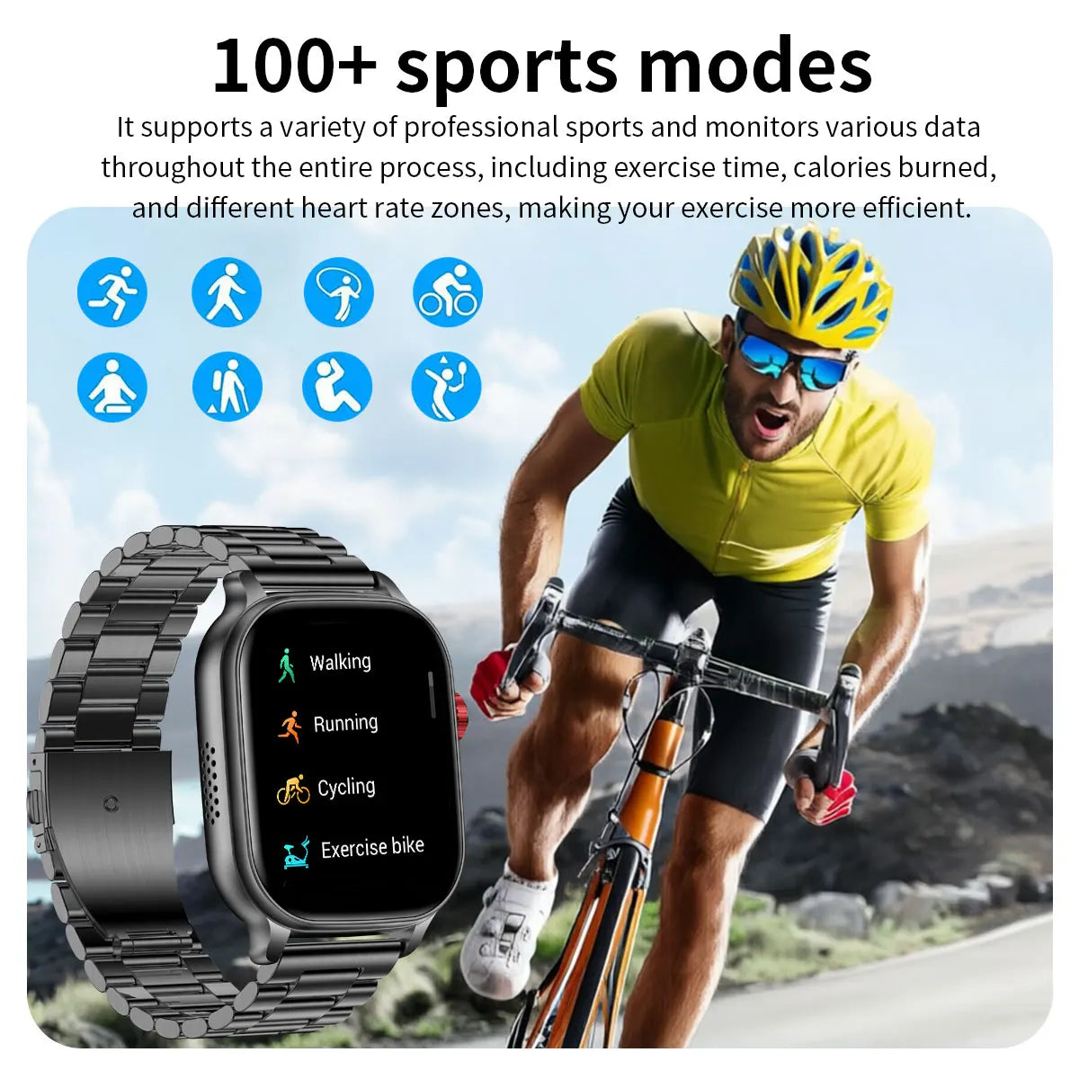 2026 new men's and women's smartwatches, fitness trackers,wireless calling, IPX8 waterproof, activity pedometers, birthday gifts