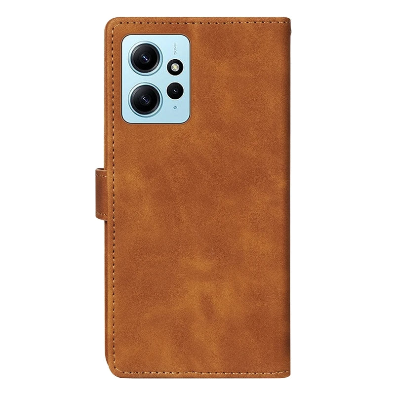 Redmi Note Wallet Case - Shock-Absorbing Leather Flip Cover Tidesmit