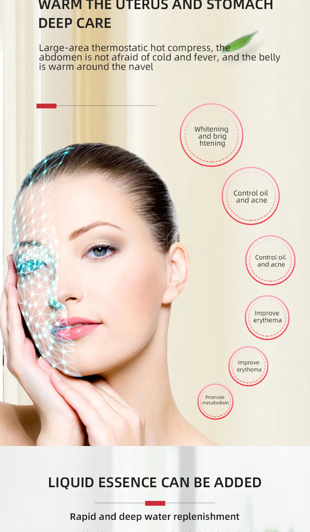 NEW Light Therapy PDT LED Mask 7 Colors LED Facial Mask Nano Spray  For  Skin Rejuvenation Anti Wrinkle Face Body Beauty Machine