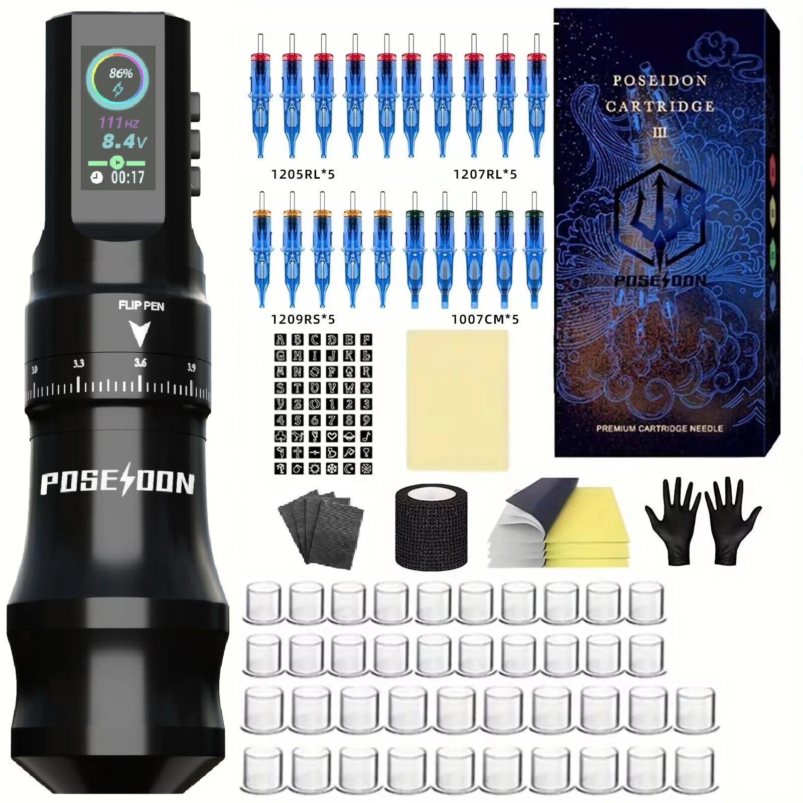Permanent Makeup Device | Precision PMU Machine Kit by Tidesmit Permanent Makeup Machines TU33-2 Tidesmit