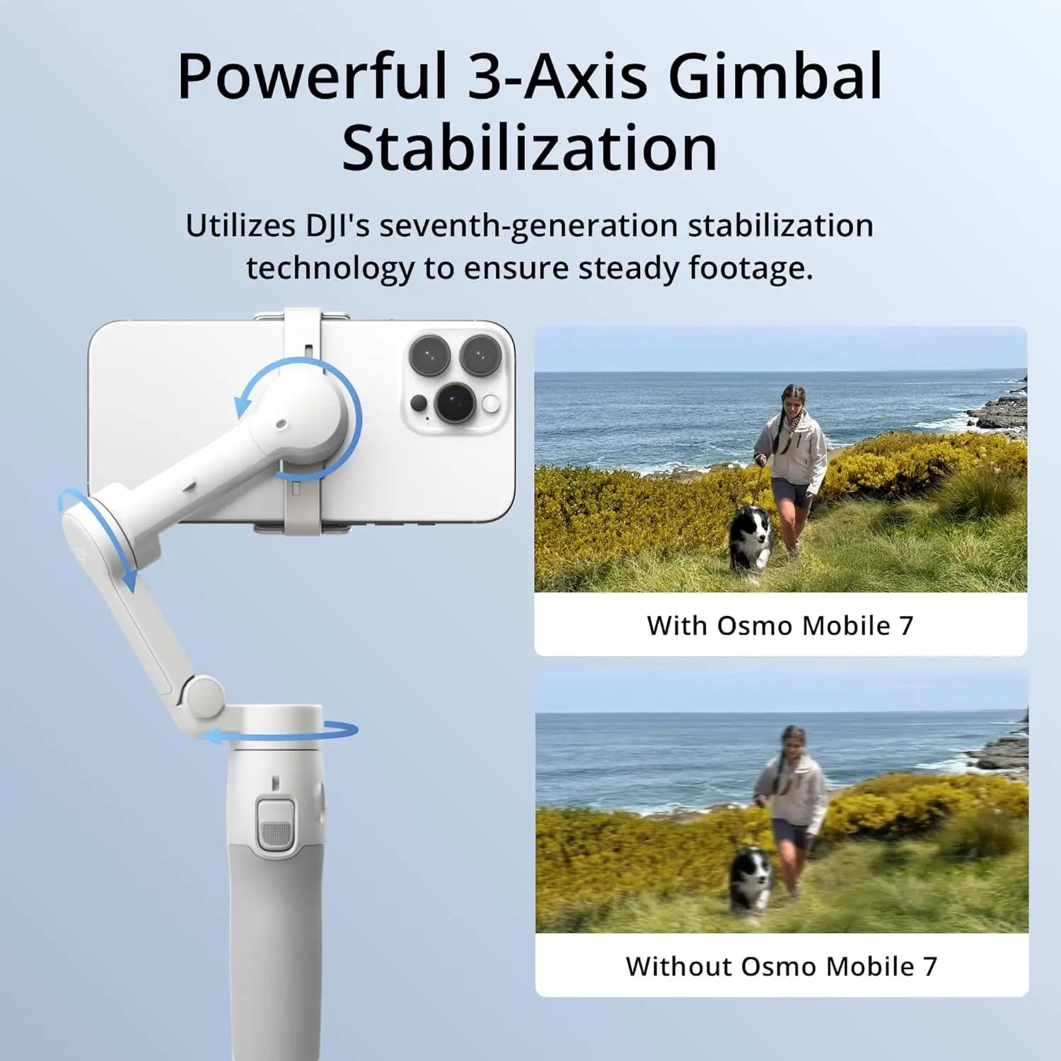 Smartphone Gimbal Stabilizer 3-Axis Foldable for Professional Video Tidesmit