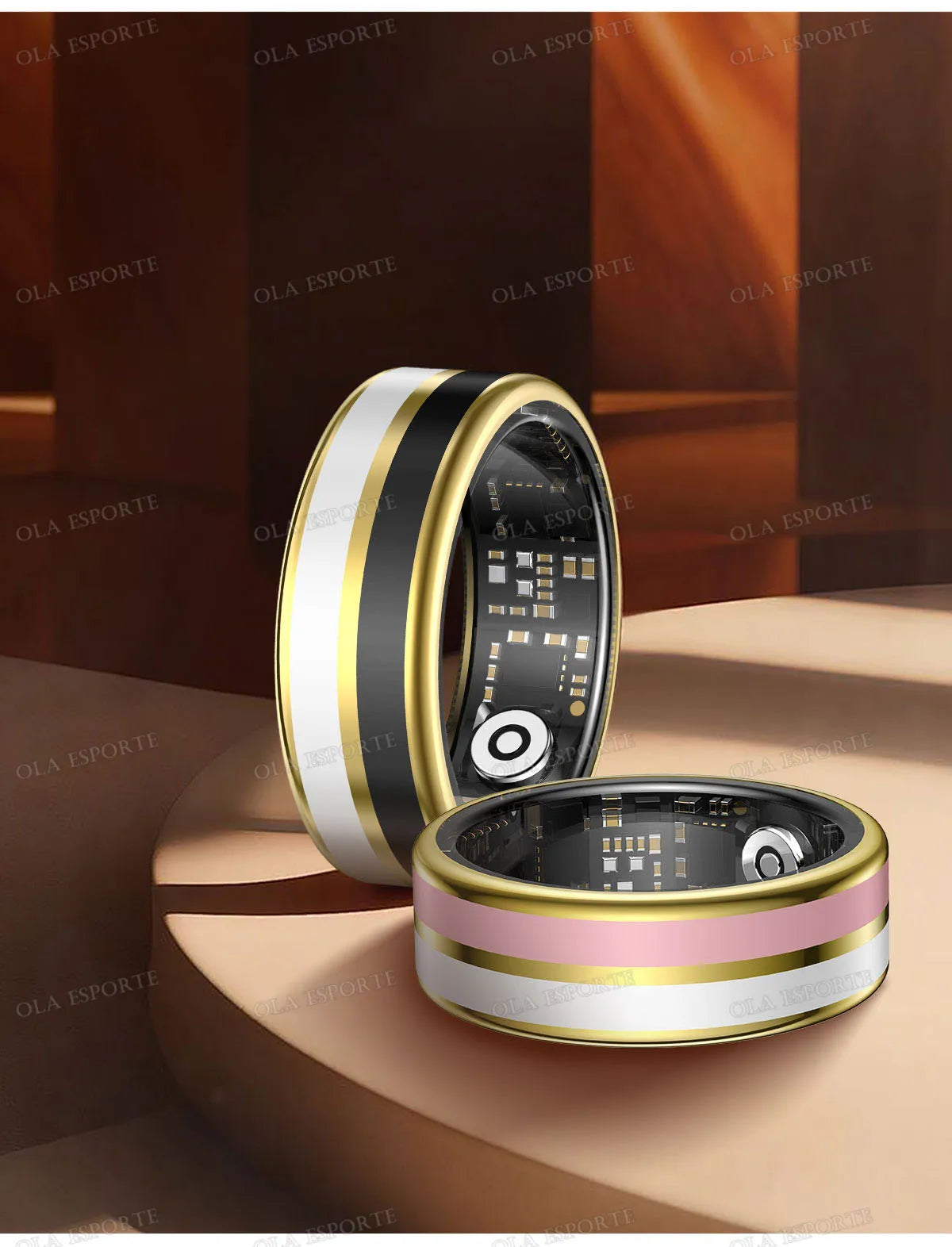 Bluetooth Smart Ring Men Women Heart Rate Blood Oxygen Health Monitor Gesture Control Waterproof Sports Various styles Smartring