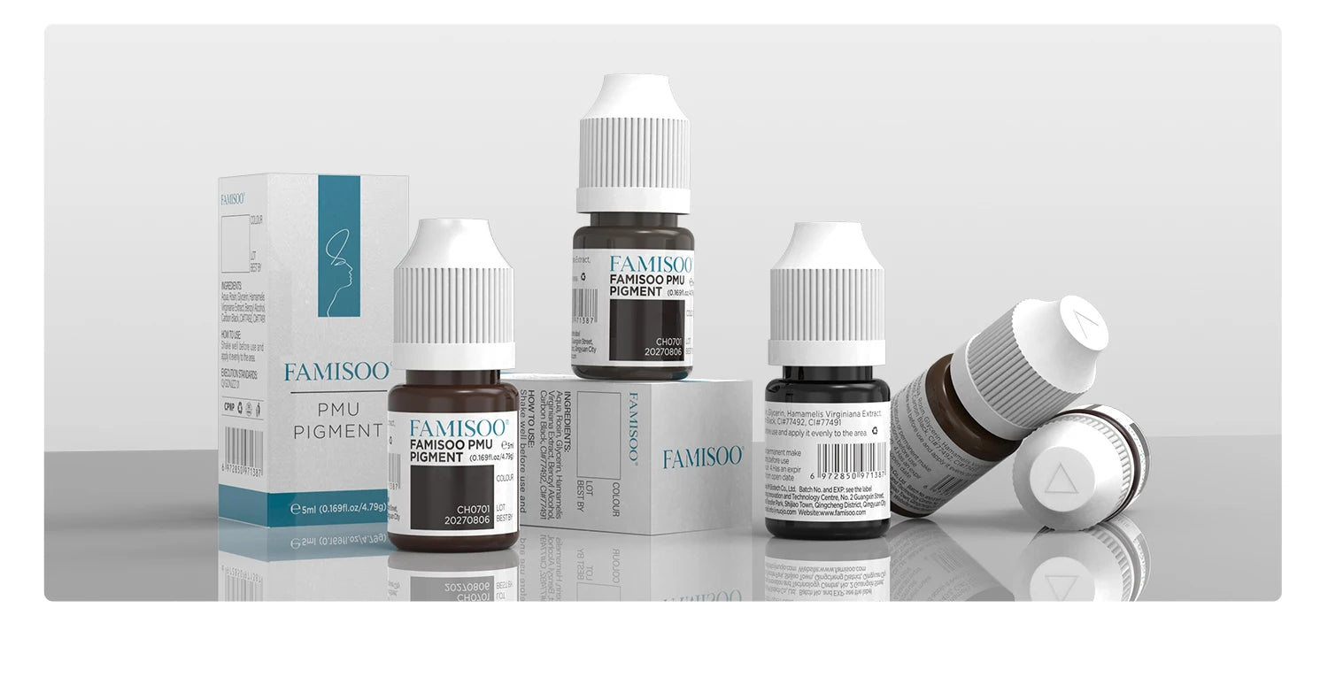 Professional Microblading Eyebrow Tattoo Ink - Long-Lasting 5ml Pigment Permanent Makeup Machines Tidesmit