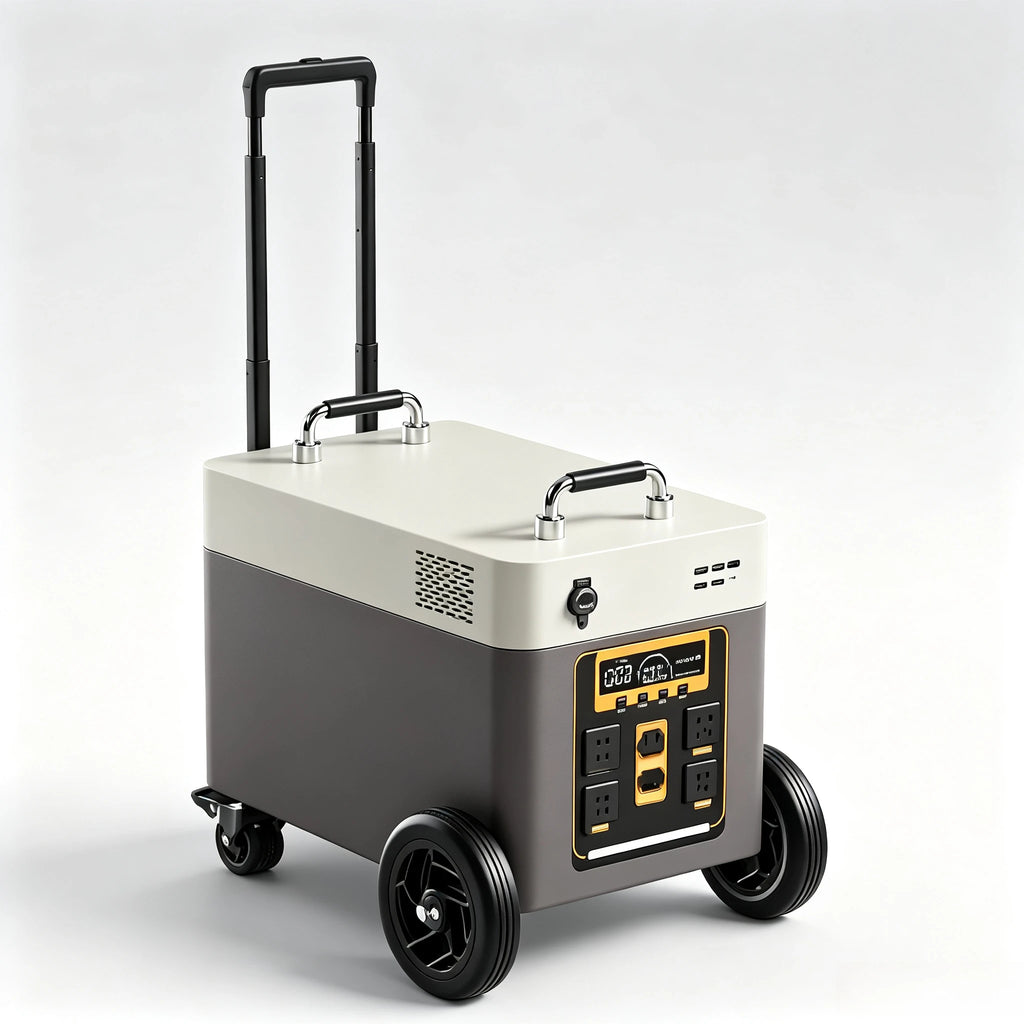 8000 Watts 10 KWh Outdoor Mobile Energy Storage Power Supply 220v Large-capacity Emergency Power Supply Supports Solar Charging