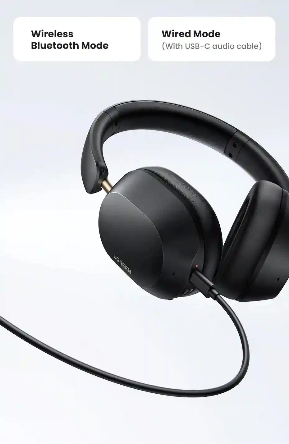Wireless Headphones with Active Noise Cancellation & 75H Playtime Tidesmit