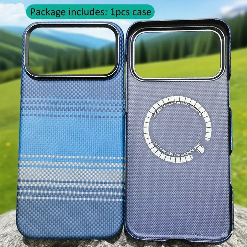 Aramid Fiber iPhone 17 Pro Max Case | Slim Military-Grade Cover moonrise Tidesmit